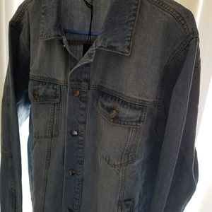 DANNE MORA Men's Denim Jacket Casual Loose